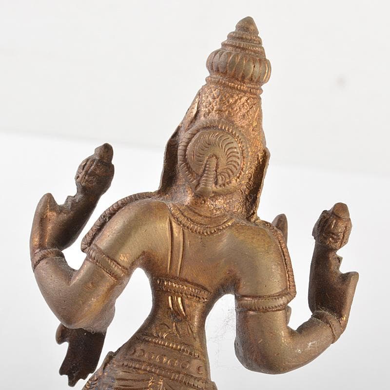 仏教美術　古銅鍍金　チベット仏　ヴィシュヌ　ナタラージャ　2点　C　6430