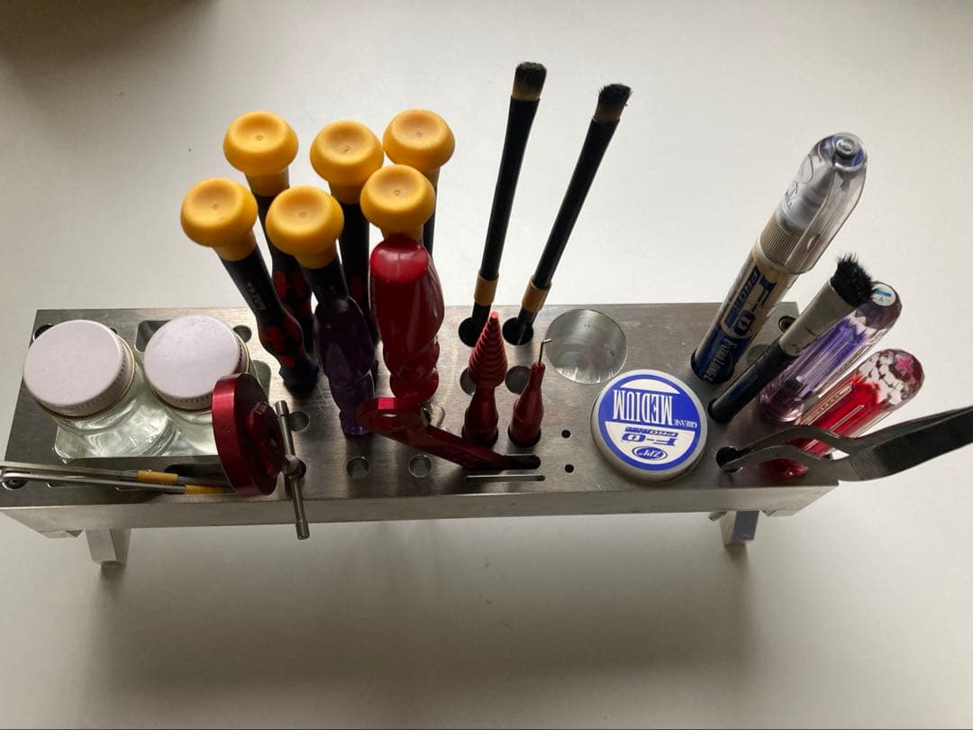 リールメンテナンス 精密ドライバー リールオイル などの収納に　ステンレス