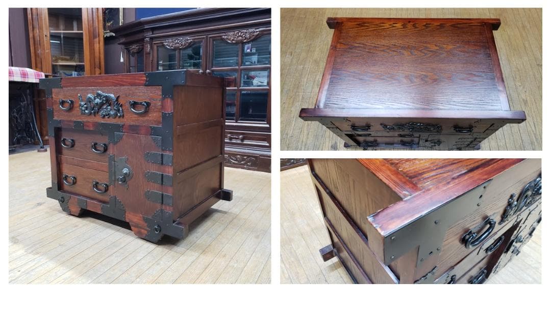 メッツ　美品　車箪笥