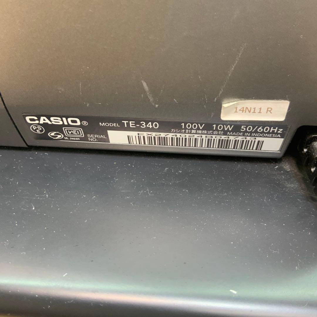 カシオ　レジスター　TE-340
