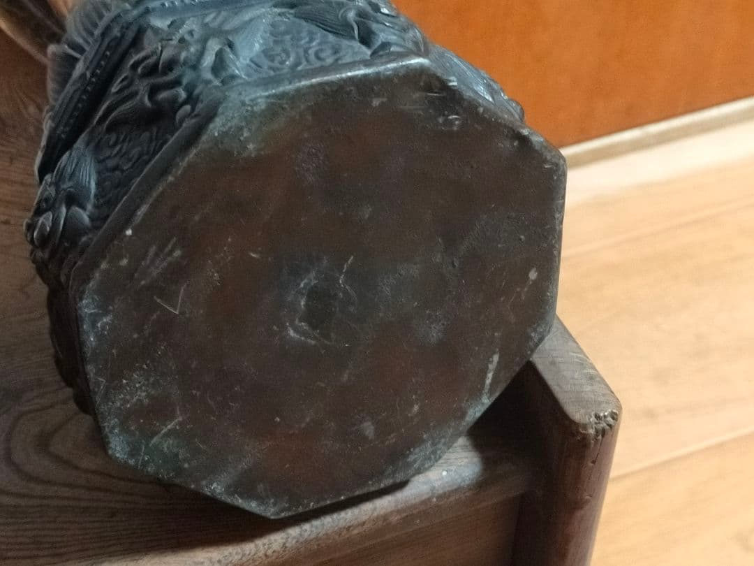 ♥古銅製　仏像　阿弥陀如来　立像　銅製　阿弥陀様　仏壇　観音像　骨董品