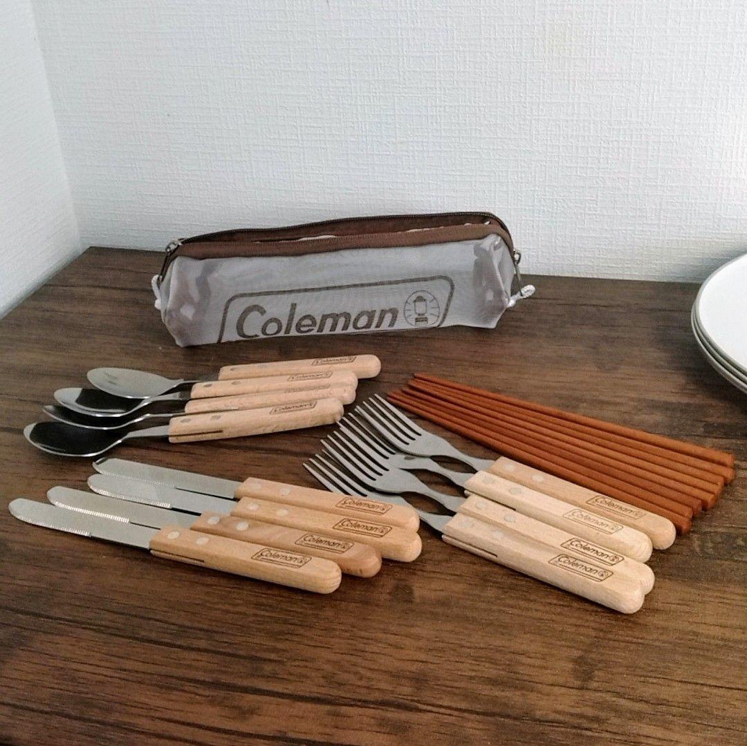 Coleman UNITED ARROWS 別注 エナメルディッシュ＆カトラリー