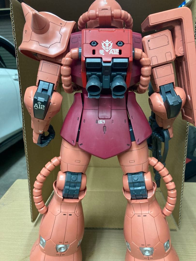 メガサイズモデル 1/48 MS-06S シャア専用ザクⅡ 組み立て済みジャンク