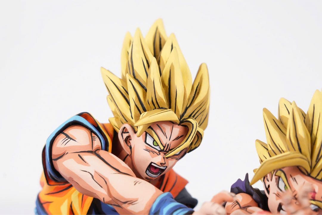 二次元リペイント ドラゴンボール フィギュア 親子かめはめ波 プルーヴィー