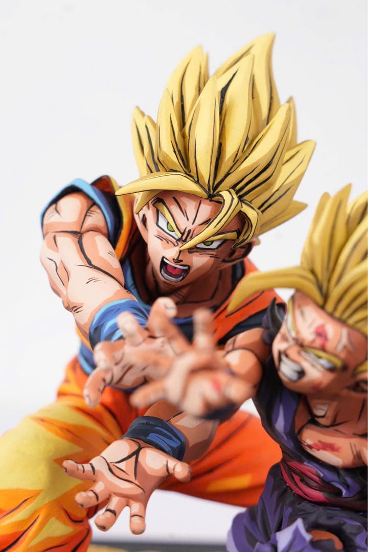 二次元リペイント ドラゴンボール フィギュア 親子かめはめ波 プルーヴィー