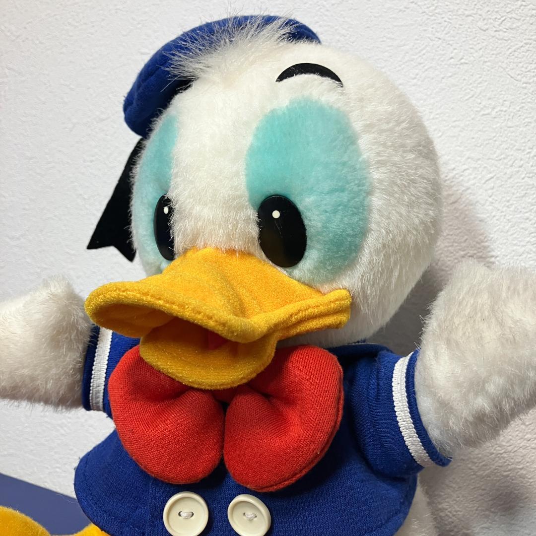 【当時物(約35年前)】東京ディズニーランド ドナルド＆デイジー ぬいぐるみペア