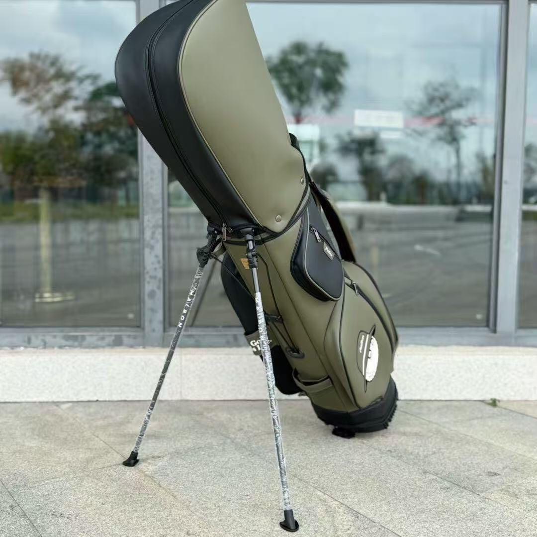Malbon golf ゴルフバッグ マルボン オリーブグリーンキャディバッグ