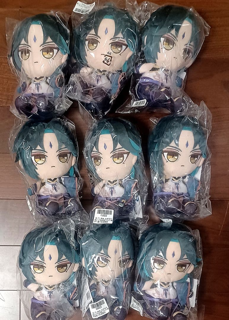 原神 魈 ショウ おすわりぬいぐるみ　GiGO限定　マスコット　まとめ9点