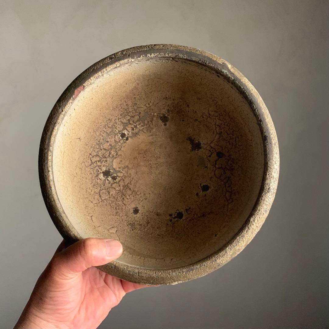 松代焼 失透釉 捏ね鉢 古美術 古道具 アンティーク 民芸