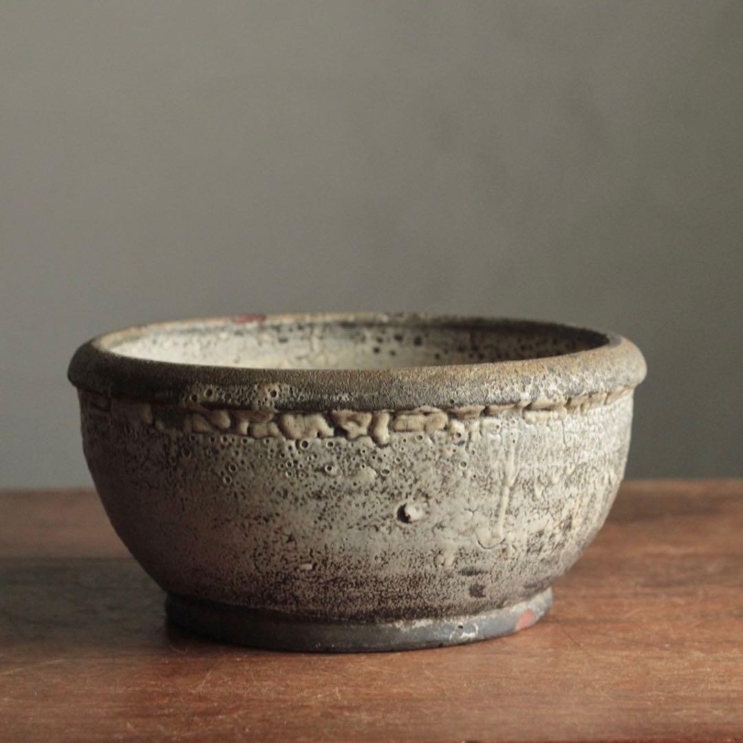 松代焼 失透釉 捏ね鉢 古美術 古道具 アンティーク 民芸