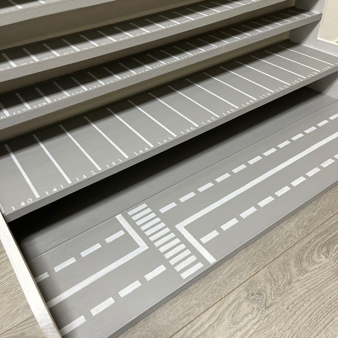 専用トミカ棚8段