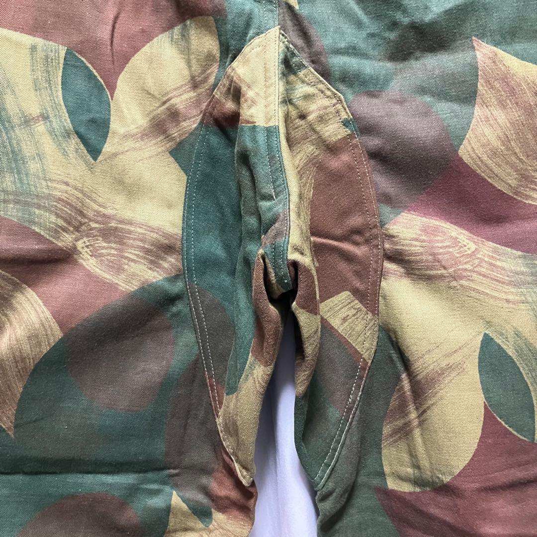 ベルギー軍　50's ブラッシュストロークカモ　dead stock 実物　前期