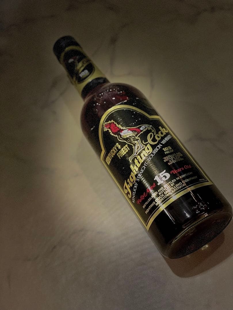 ファイティングコック 15年 ケンタッキー バーボン オールドボトル ウイスキー