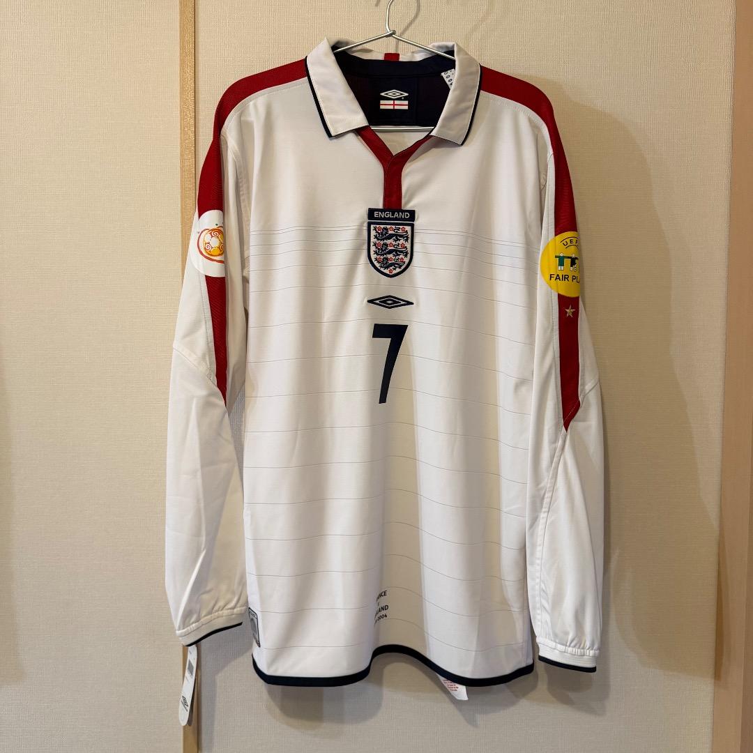 【新品未使用】ベッカム 2002 イングランド代表 日韓W杯 ユニフォーム