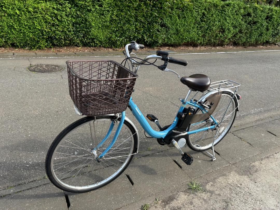 パナソニック 電動自転車 ビビ・L 26型 12Ah 内装3段 ターコイズブルー