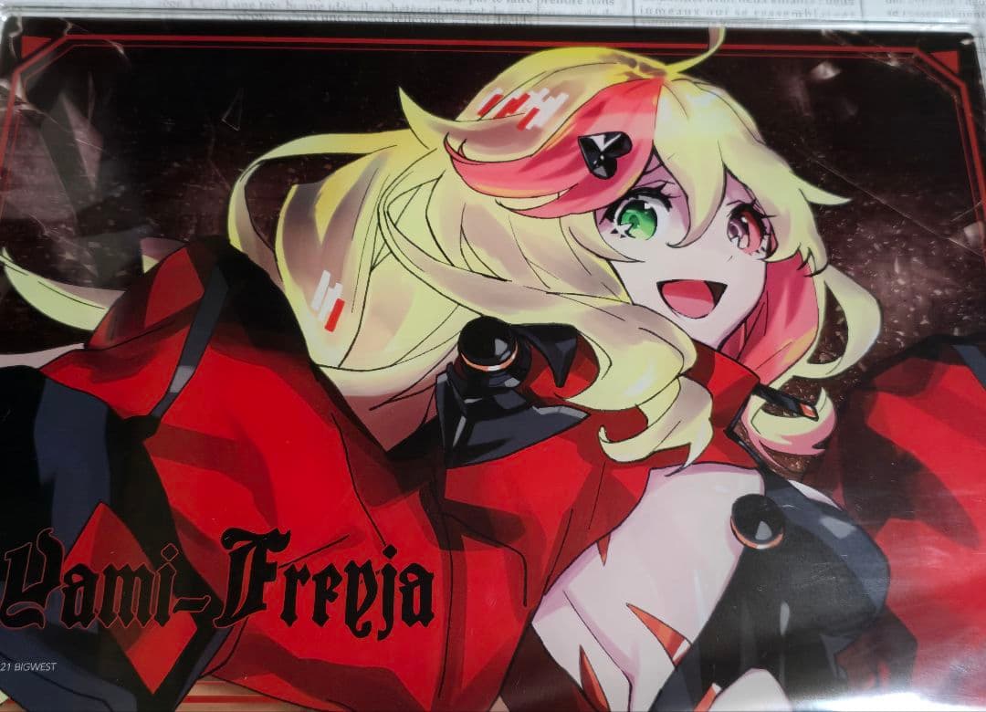 闇フレイア　アクリルボード　メダル　裏マクフェス