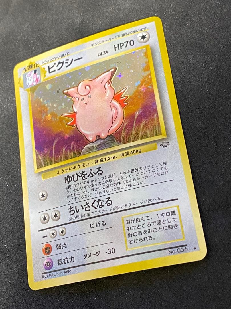 ピクシー　旧裏　十字ホロ　全面ホロ　完品相当