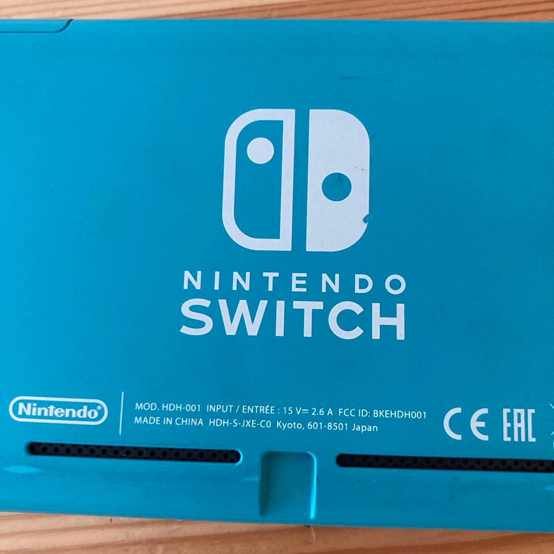 任天堂　スイッチライト ターコイズ　難あり