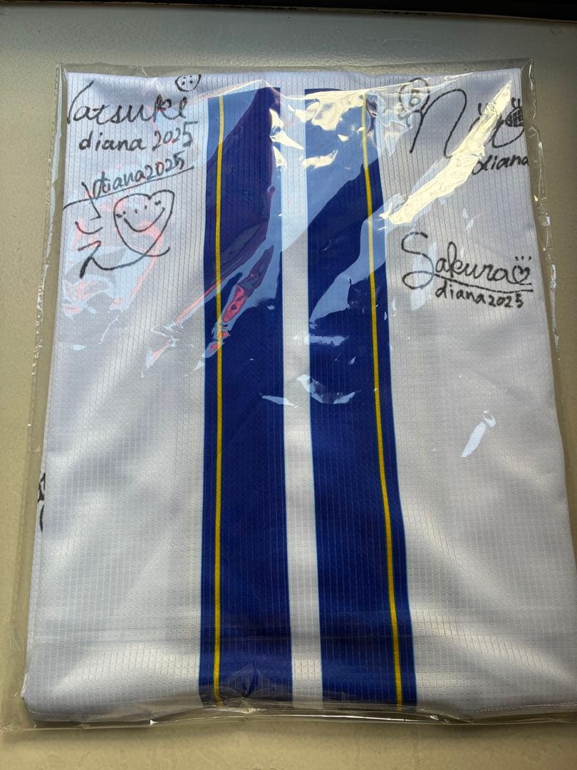 diana 直筆サインユニフォーム 2025 横浜DeNAベイスターズ L