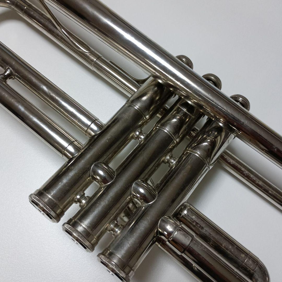 【ジャンク】YAMAHA YTR-135 シルバートランペット マウスピース無し