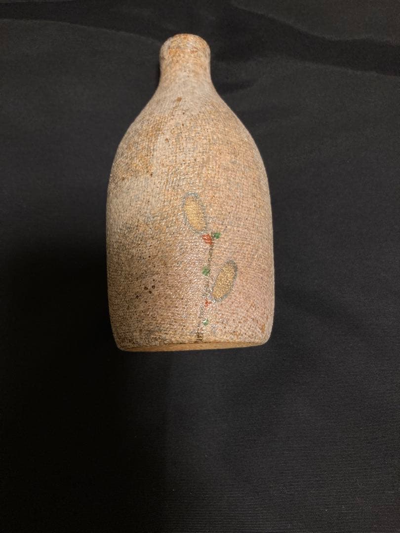 【共箱・落款】日展会員 伊藤東彦 益子焼 布目象嵌徳利「猫柳」静謐なる芸術品