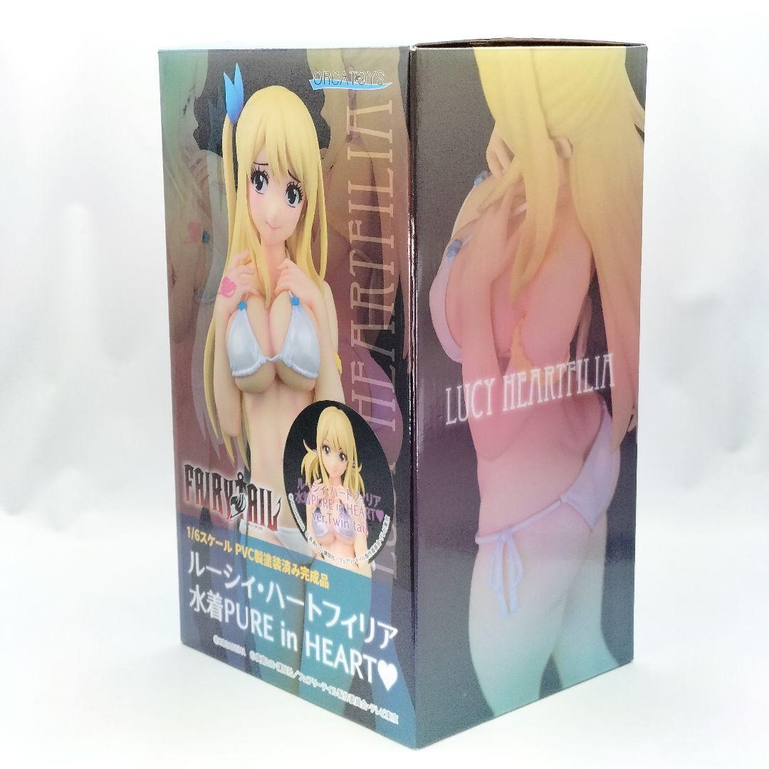 未使用 フェアリーテイル ルーシィ 水着 ツインテール フィギュア