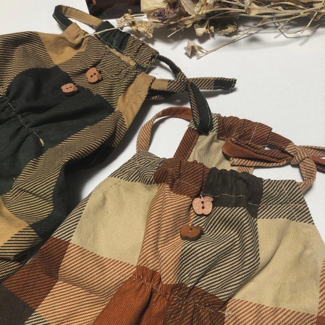 ハンドメイド　後ろギャザーワンピース　オーダー小型犬