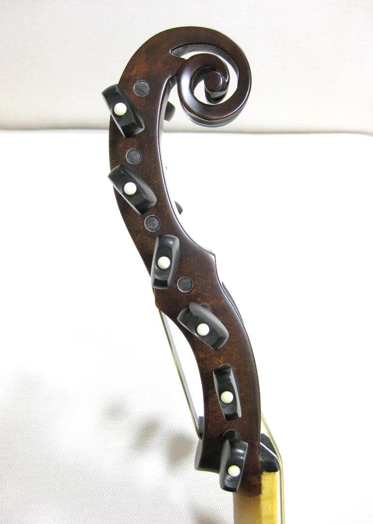 【古楽器】 ヴィオラ・ダモーレ 6+6弦 新品弓・ケースセット