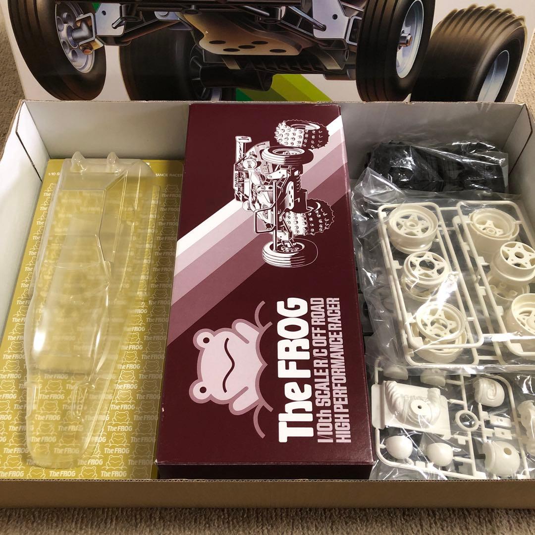 タミヤ ラジコン RC 1/10 マイティフロッグ 未組立て、少し訳アリ品