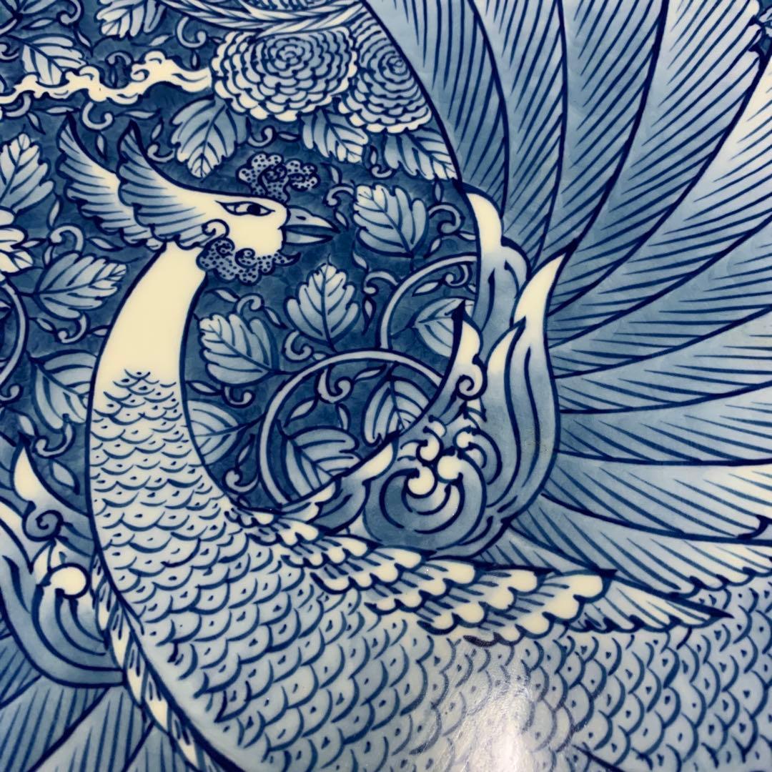 鳳凰　60センチ大皿