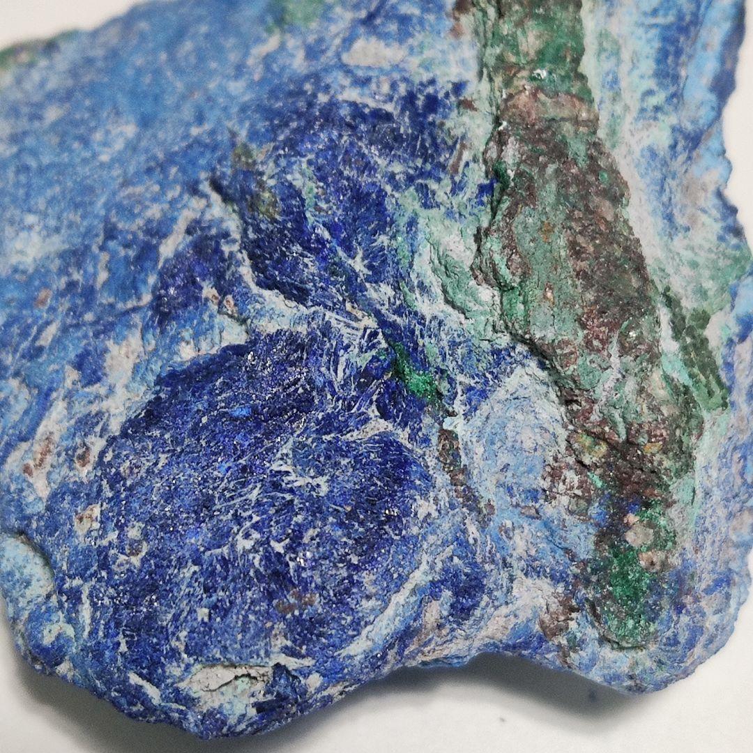 パワーストーン　天然石　アズライト＋マラカイト　112g　No.984