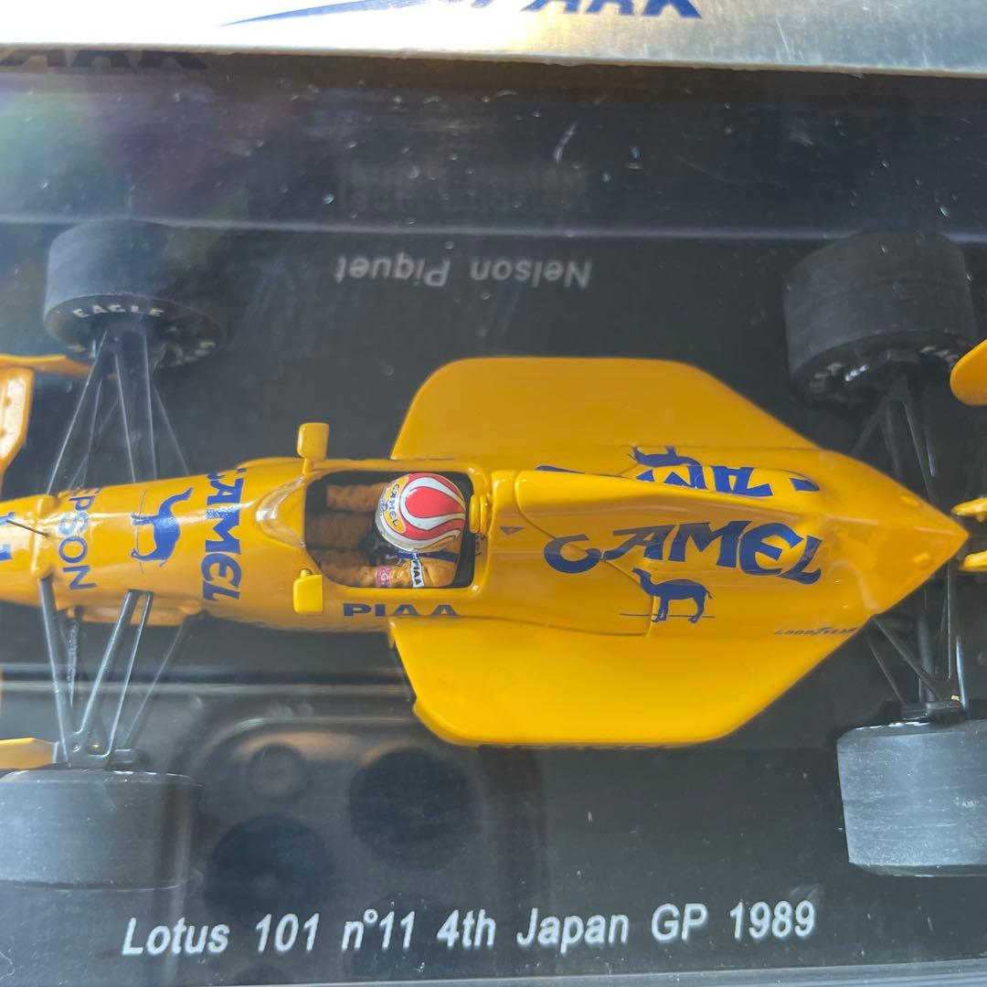 絶版 1/43 スパーク　ロータス　ジャッド　 日本GP4位　1989 N.ピケ