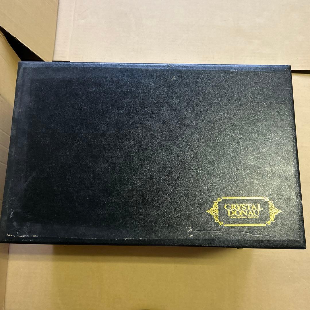 ドイツ　クリスタルガラス花瓶 色披 大型 高さ約40cm