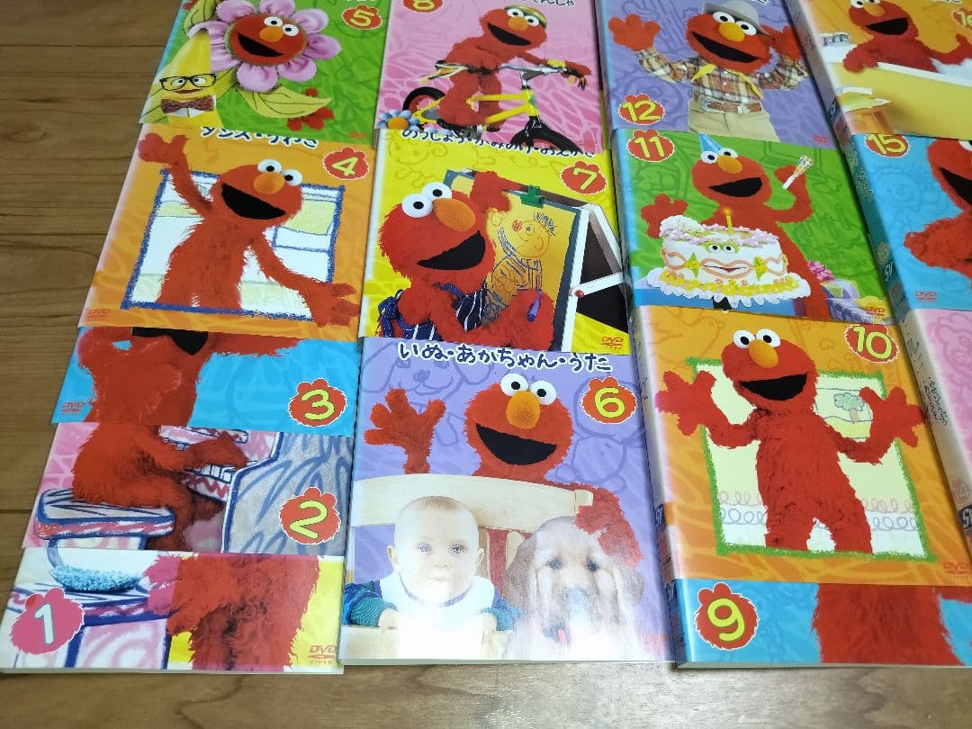 セサミストリート エルモズワールド 全18巻+関連dvd2本　計20本セット