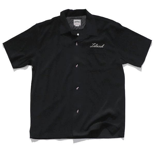 新品タグ付き＊HOUSTON パイルボーリングシャツ ブラック L