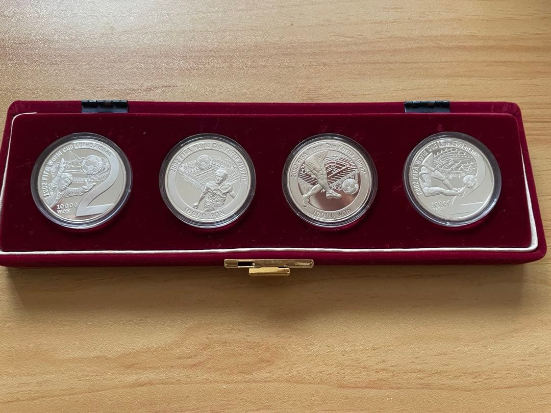2002 FIFA WORLD CUP KOREA/JAPAN 銀貨4種セット