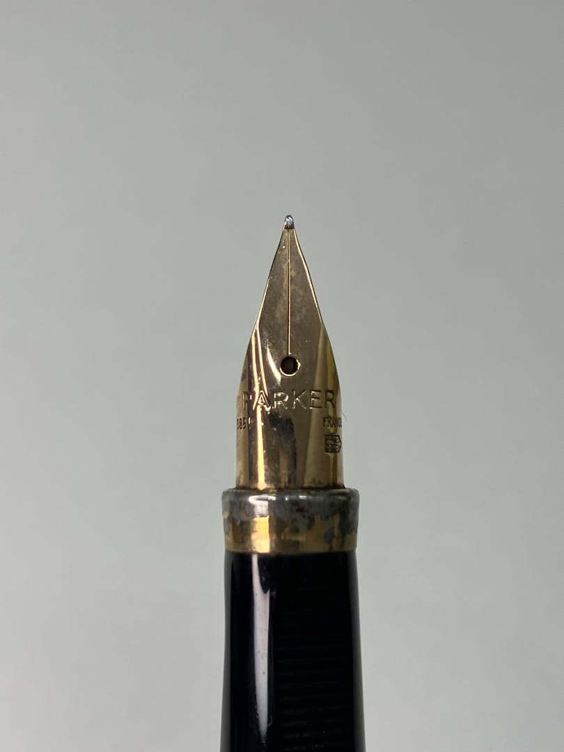 PARKER 万年筆 ペン先14K ゴールド 金張り　パーカー　【4337】