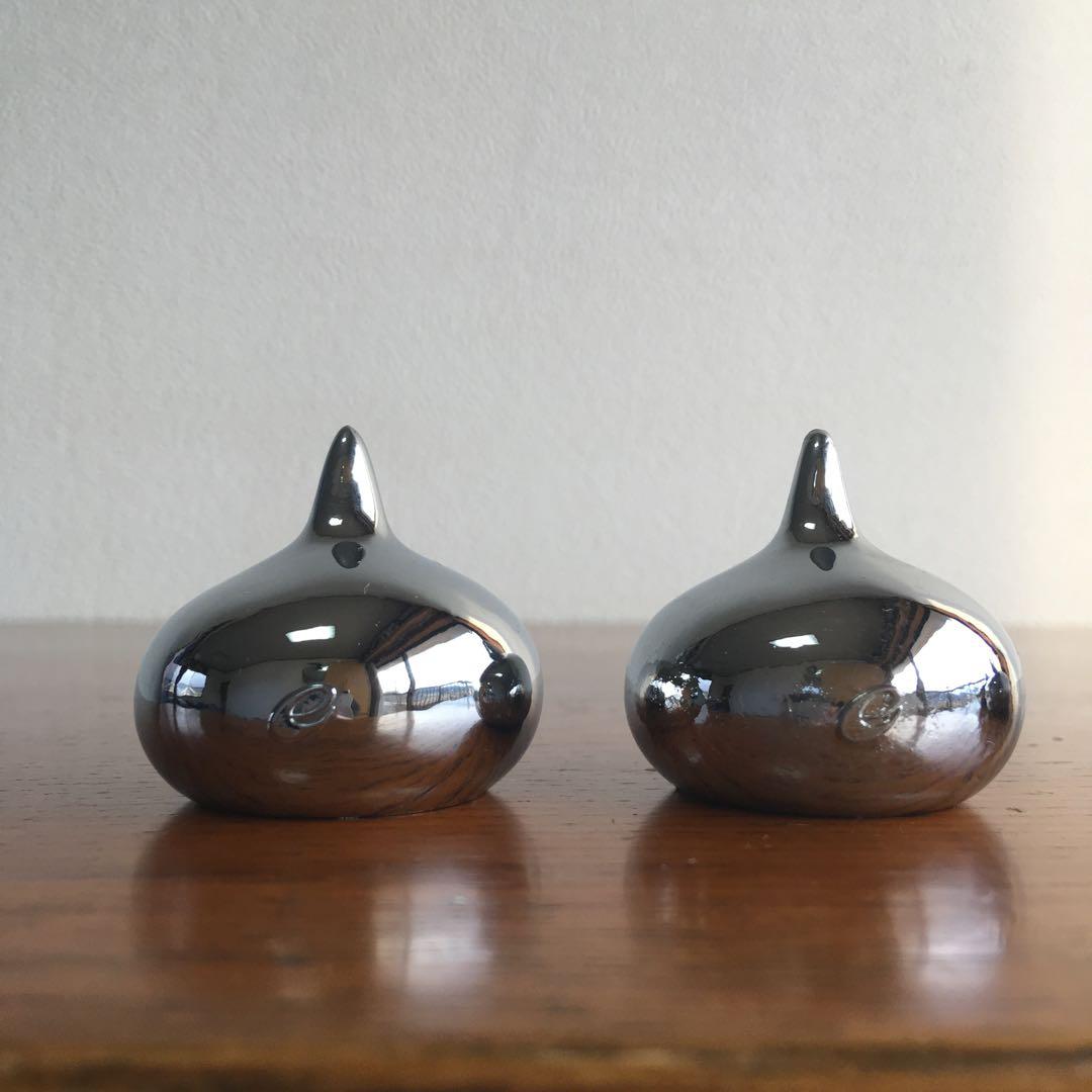 希少！　当時物　メタルスライム　文鎮4体セット　エニックス製　ペーパーウェイト