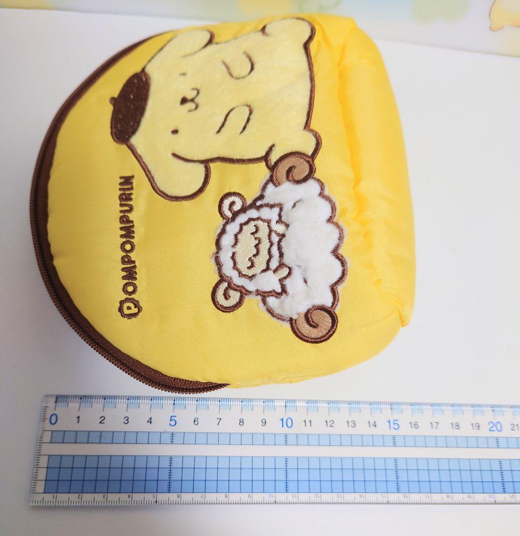 ポムポムプリン　羊シリーズ　ぬいぐるみ　マスコット　ポーチ