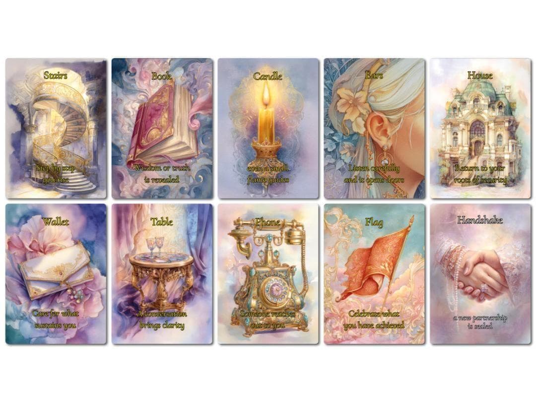 【正規品オラクルカード】超美麗✨海外インディーズ✨柔らかなパステルカラーのデッキ