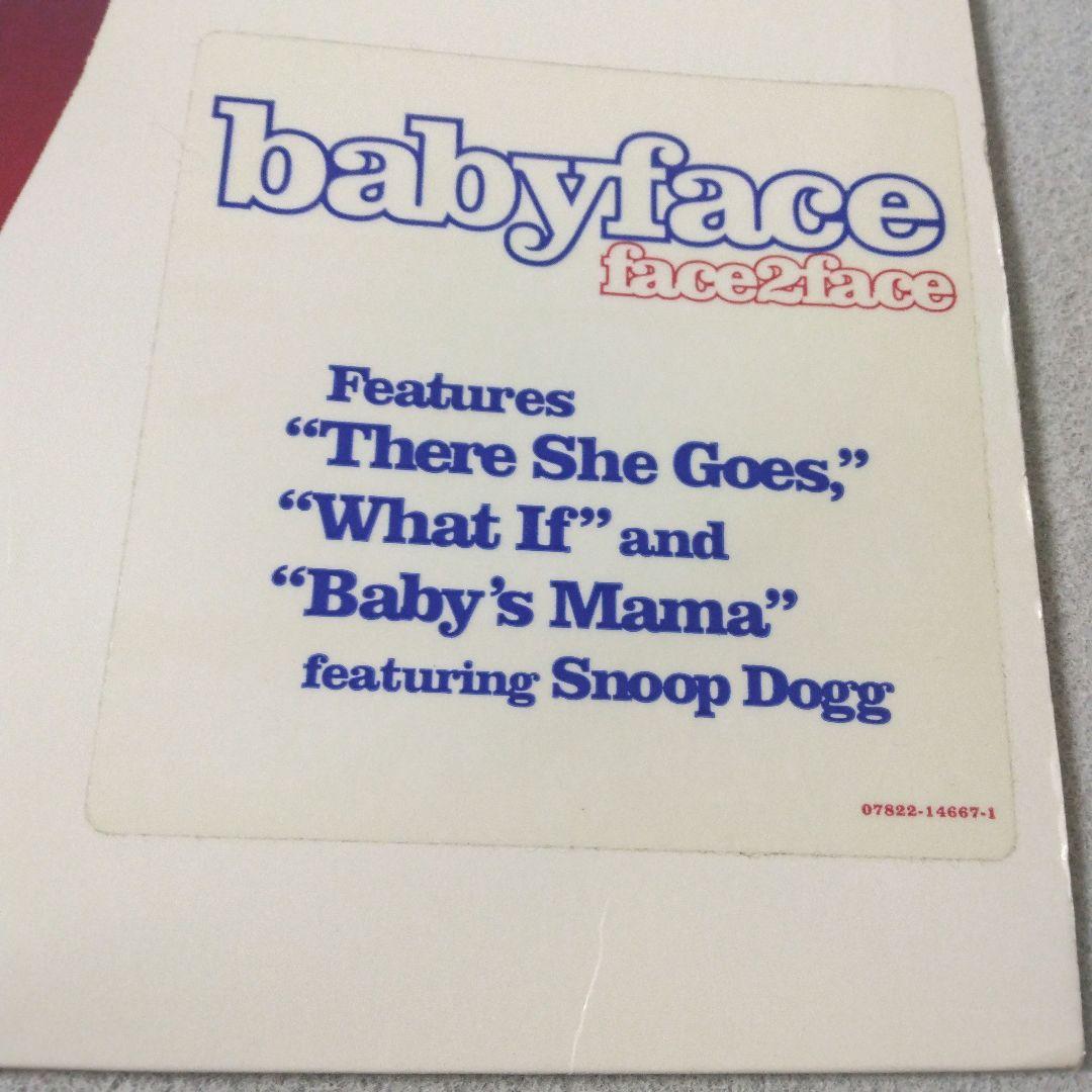 美品 babyface face2face 2LP レコード R&B　vinyl