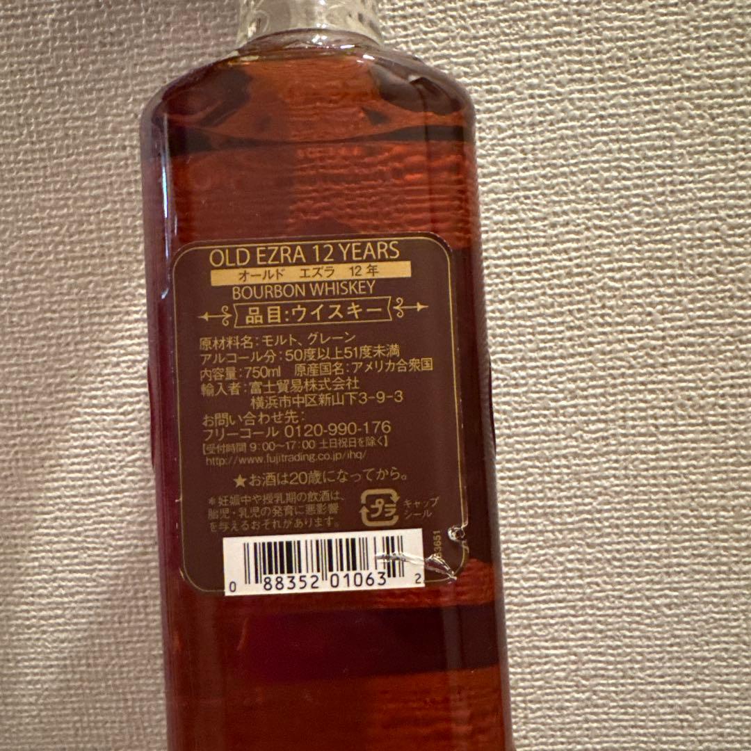 OLD EZRA 12年 オールドエズラ　バーボンウイスキー(終売)
