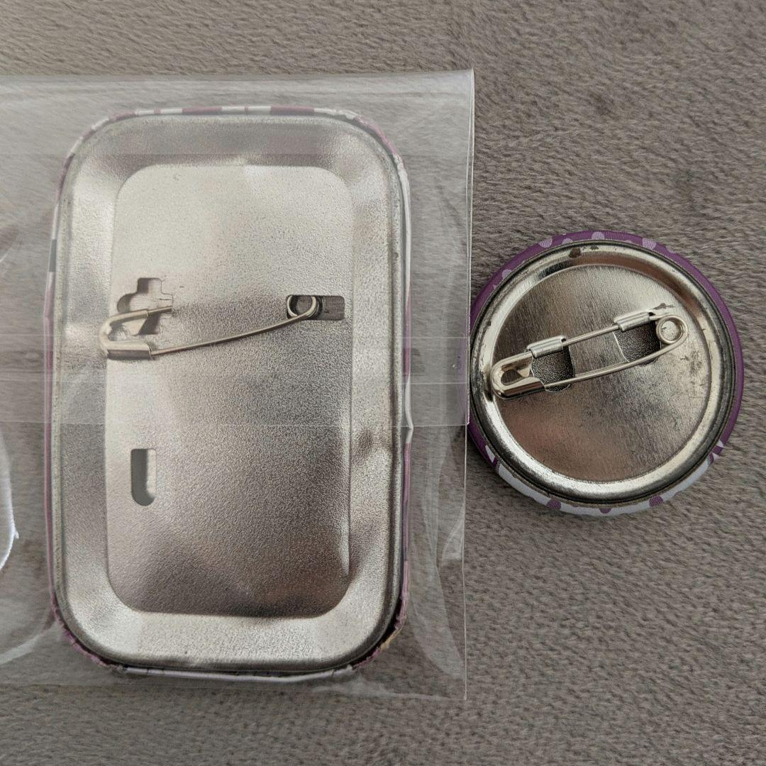 牛島若利 カド丸 缶バッジ　ラバスト　セット