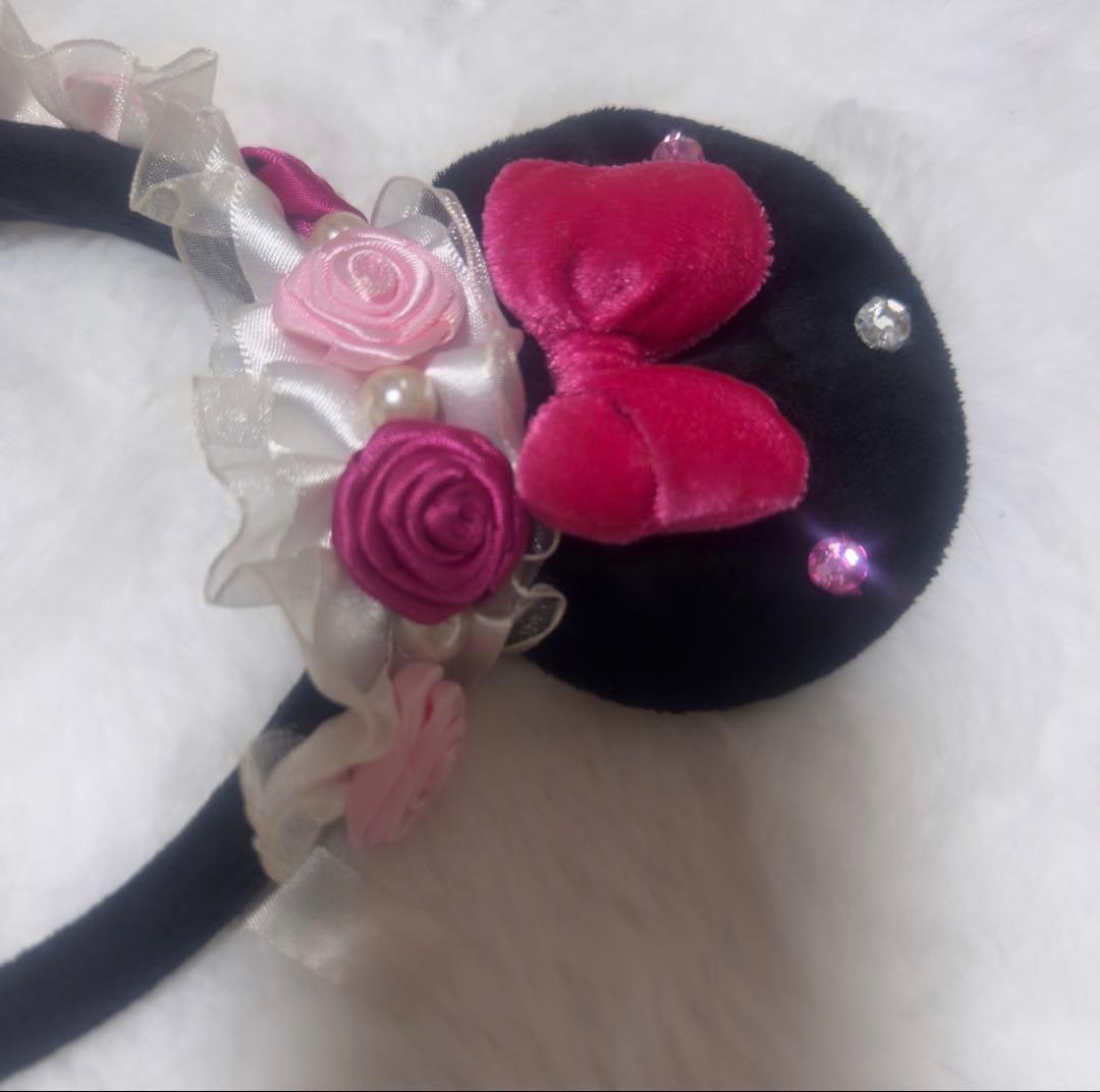 ディズニーミニーマウス ピンクカチューシャ