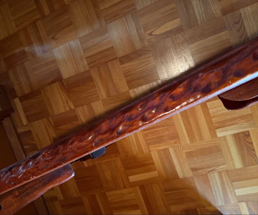 木製　折りたたみ　和机　ローテーブル　昭和レトロ 木彫　座卓　 古家具