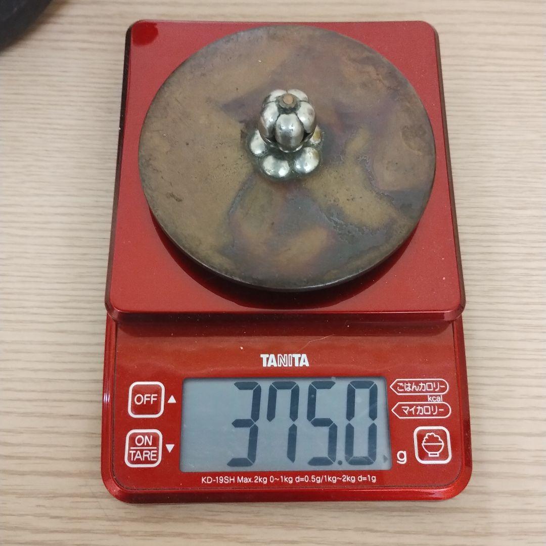 整*屋様 鋳鉄製 花鳥模様 鉄瓶 木箱付き