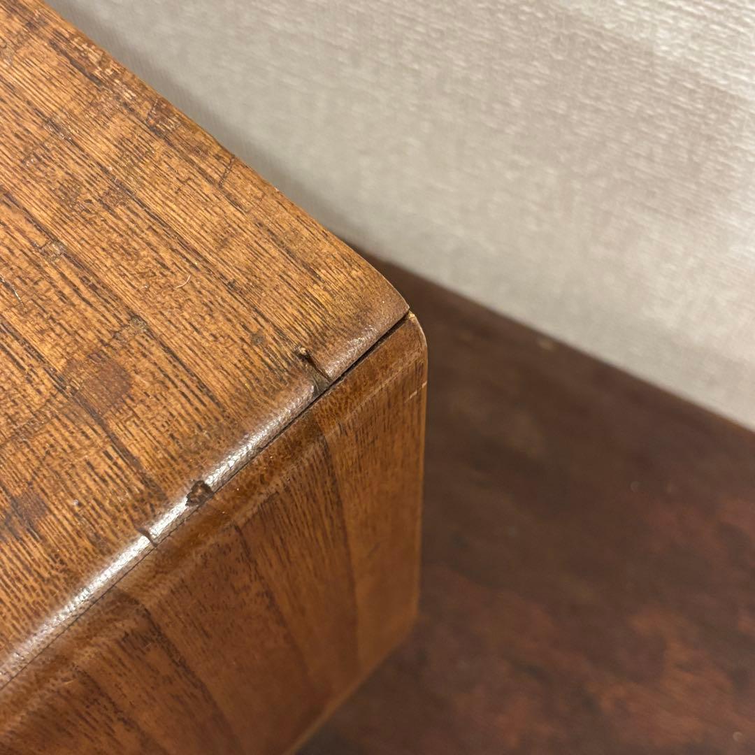 無印　古道具　小さめ引き出し棚　アンティーク棚