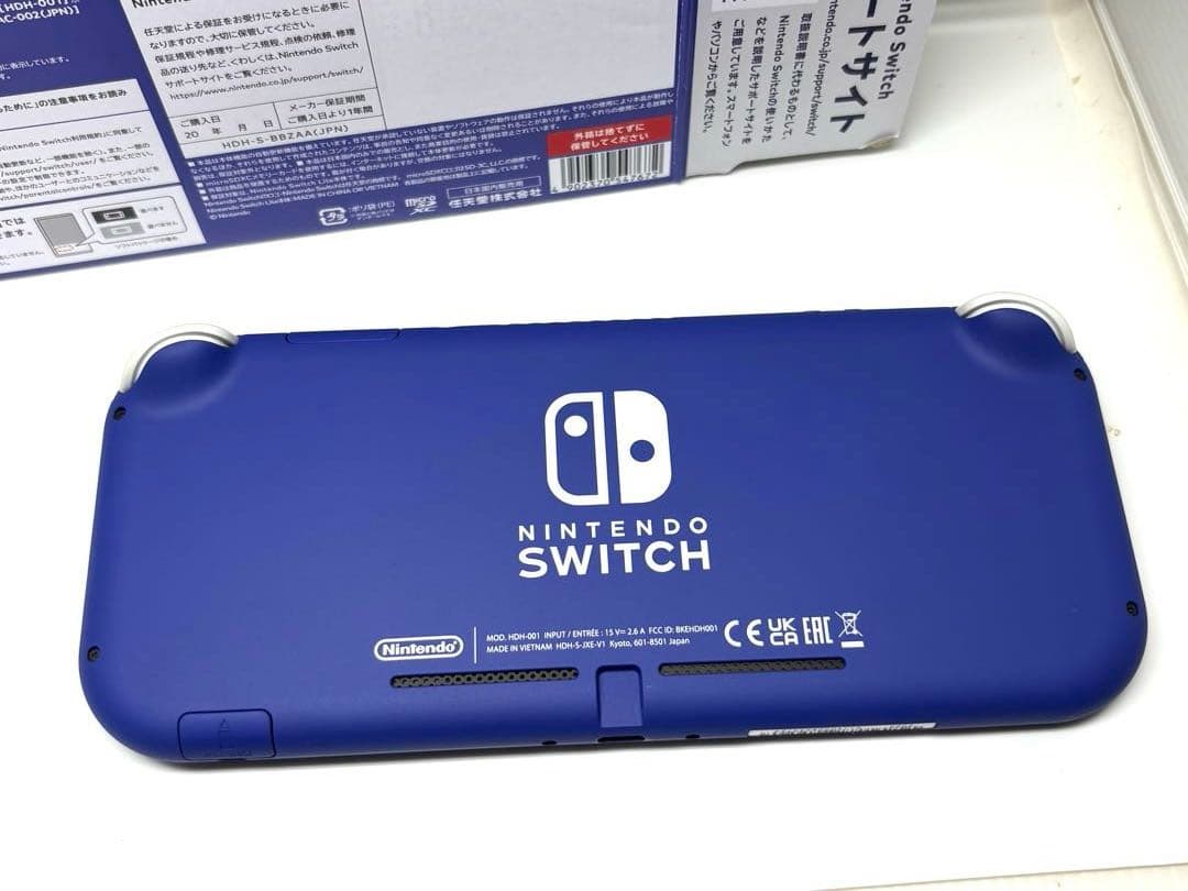 新品未使用✨Nintendo Switch Lite ブルー本体 付属品完備