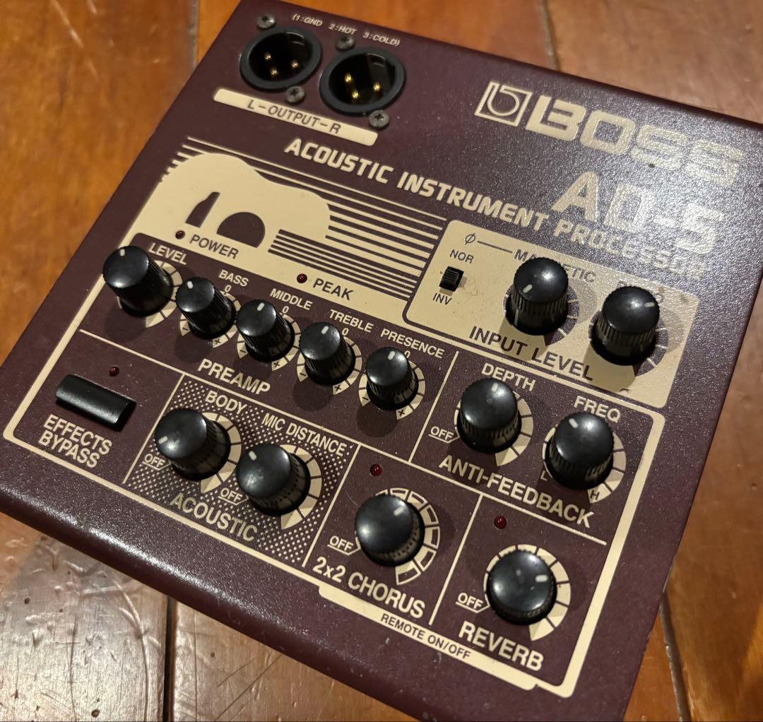 BOSS AD-5 アコースティック用プリアンプ