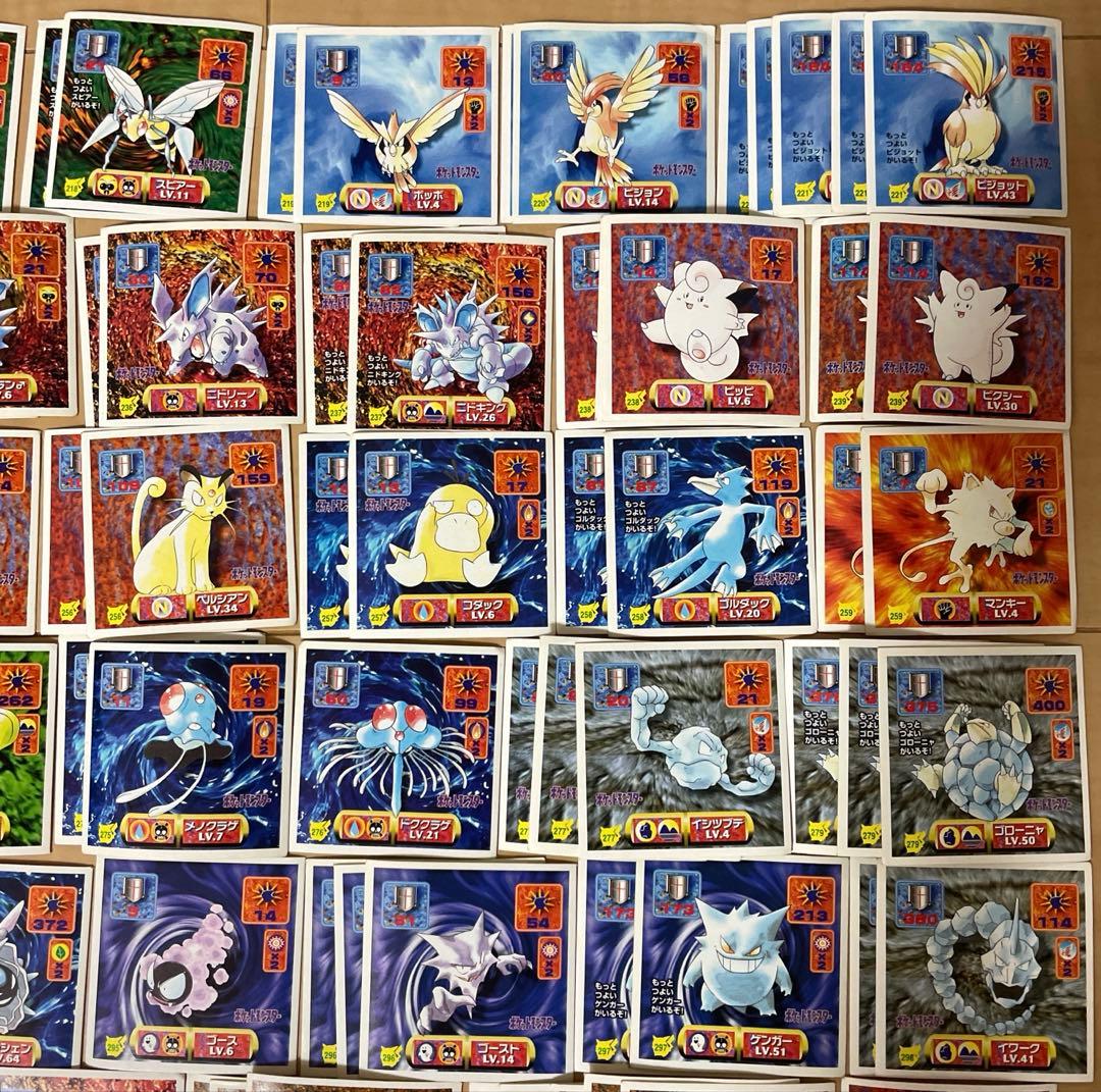 ポケモンシール烈伝改345枚 まとめ売り 専用シールケース付き